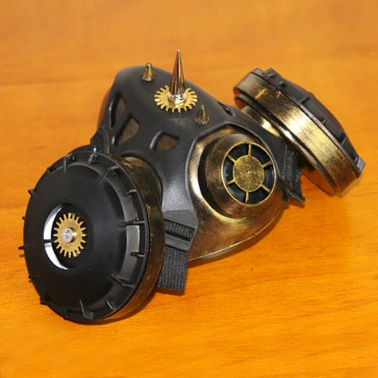 Mixed Metallic Piton Respirator & Goggles Set