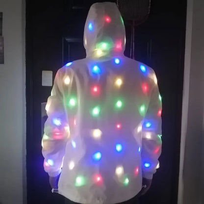 LED Lighting Coat Luminous Costume Creative Waterproof Clothes Dancing LED Lights Coat Christmas Party Clothes