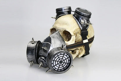 Mixed Metallic Piton Respirator & Goggles Set