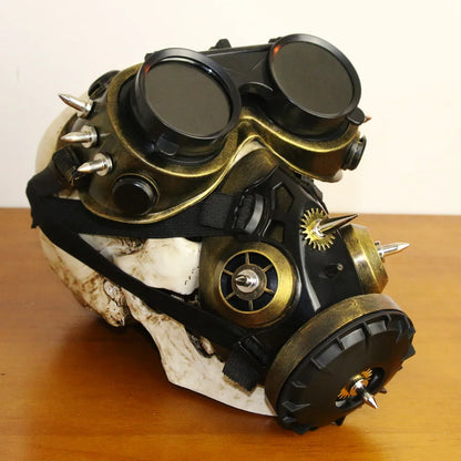 Mixed Metallic Piton Respirator & Goggles Set