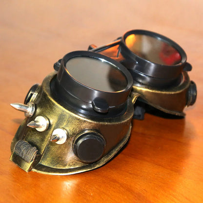 Mixed Metallic Piton Respirator & Goggles Set