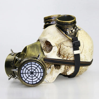 Mixed Metallic Piton Respirator & Goggles Set