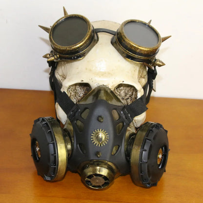 Mixed Metallic Piton Respirator & Goggles Set