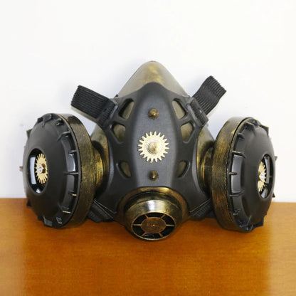 Mixed Metallic Piton Respirator & Goggles Set