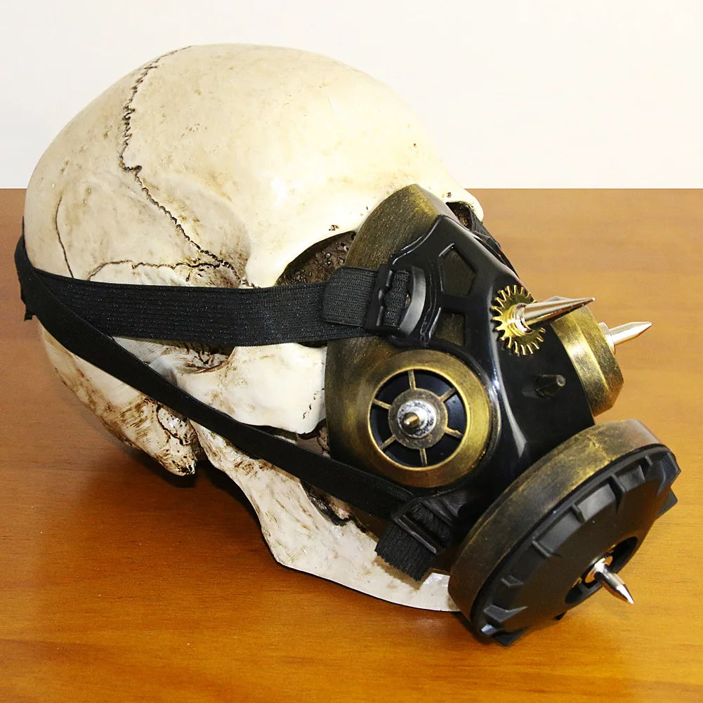 Mixed Metallic Piton Respirator & Goggles Set