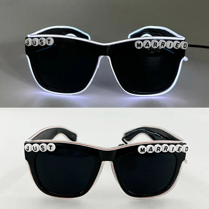 Glow Heart Shaded Glasses