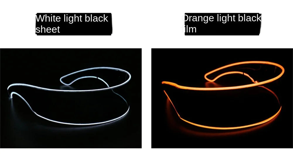 Neon Party Flashing Glasses Led Glasses Annual Atmosphere Supplies Luminous Glasses Seven Colors Available Party Glasses