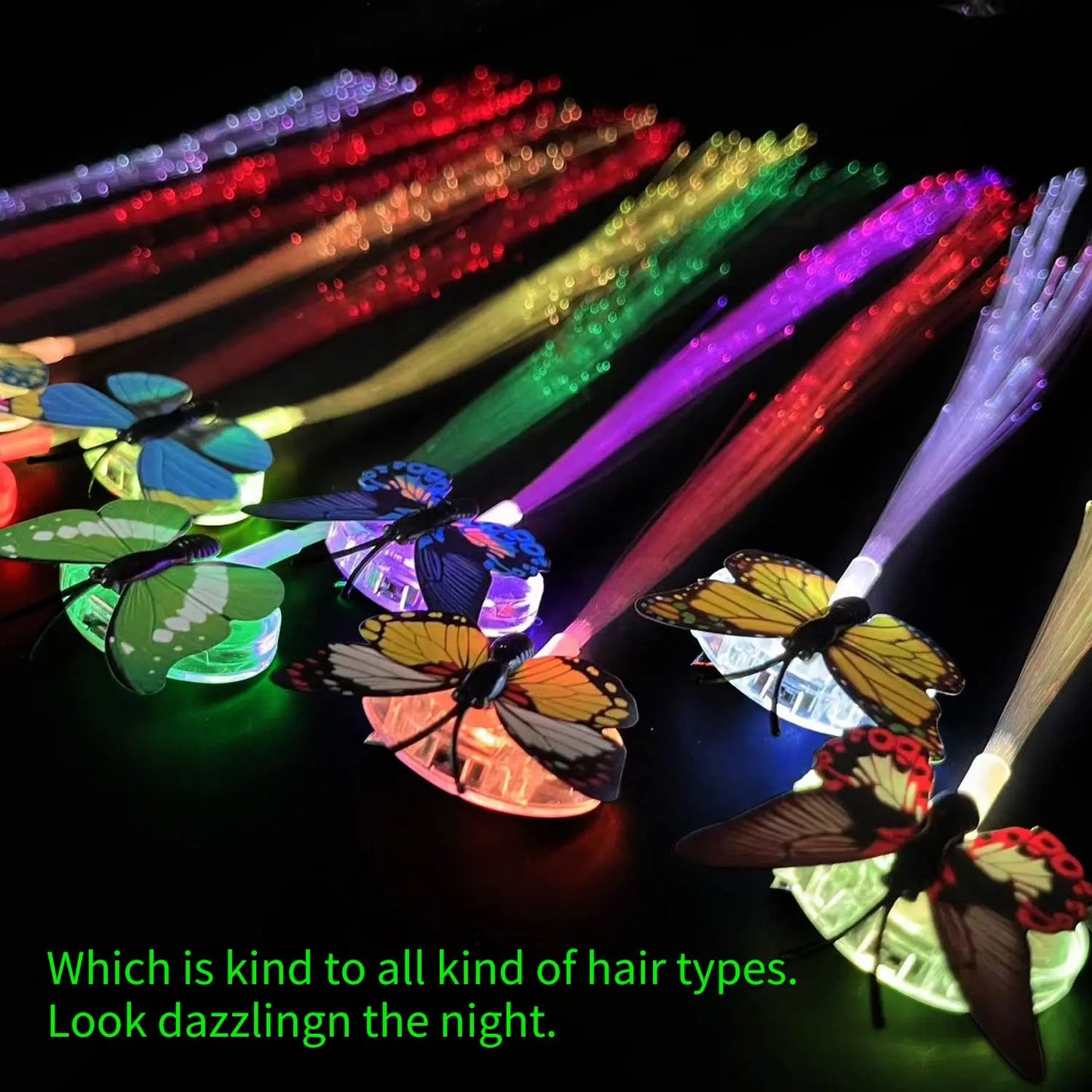 Popular Flashing Light Up Girls Hair Tie LED Luminous Scrunchies Headwear Women Scrunchy Hair Rope Hairband Accessories