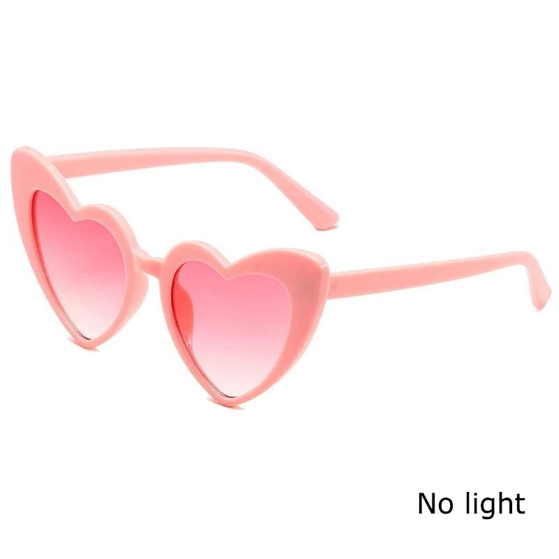 Glow Heart Shaded Glasses