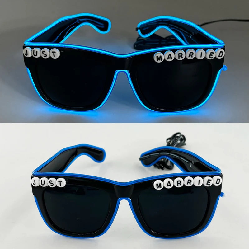 Glow Heart Shaded Glasses