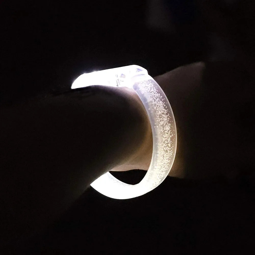 Bulk White LED Bracelets