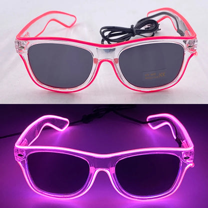 Glow Heart Shaded Glasses